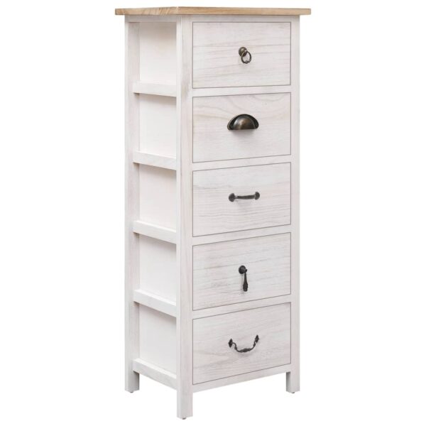 Provira Bijzetkast 35x25x87 cm paulowniahout