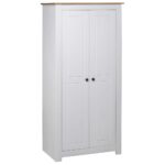 Provira Kledingkast Panama Range 80x50x171,5 cm massief grenenhout wit