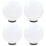 Provira LED-bollampen 4 st rond 30 cm PMMA