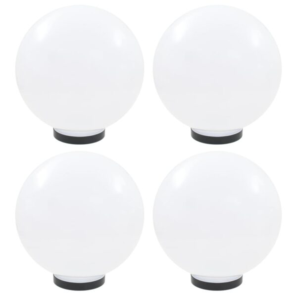 Provira LED-bollampen 4 st rond 30 cm PMMA