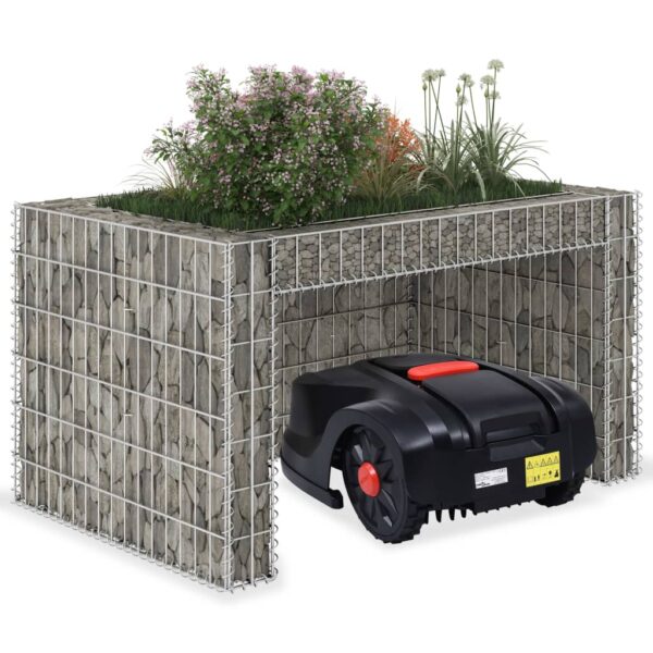 Provira Grasmaaieroverkapping met plantenbak 110x80x60cm staaldraad