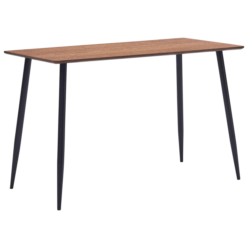 8719883746623_a_en_hd_1 Provira Eettafel 120x60x75 cm MDF bruin - Image 1
