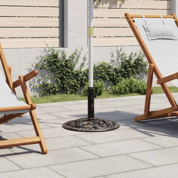 Provira Parasolvoet 12 kg 48 cm gietijzer bronskleurig