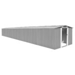 Provira Tuinschuur 257x990x181 cm gegalvaniseerd staal grijs