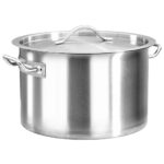 Provira Kookpan 24 L 36x24 cm roestvrij staal
