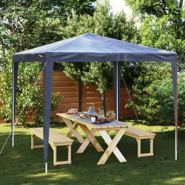 Provira Partytent 2,5x2,5 m blauw