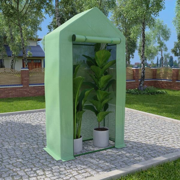 Provira Kas met stalen frame 0,5 m² 1x0,5x1,9 m