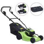 Provira Accugrasmaaier met 2 accu's 20 V 2000 mAh Li-ion