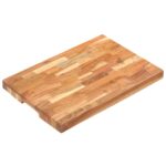 Provira Hakblok 50x35x4 cm massief acaciahout