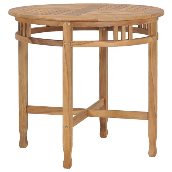 Provira Eettafel Ø80 cm massief teakhout