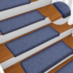 Provira Trapmatten 15 st 65x25 cm blauw