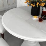 Provira Tafelbeschermer Ø70 cm 2 mm PVC transparant
