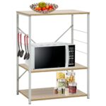 Provira Magnetronkast 60x39,6x79,5 cm bewerkt hout wit en eikenkleurig