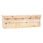 Provira Mussenhuis met 5 kamers 68x15x21 cm vurenhout