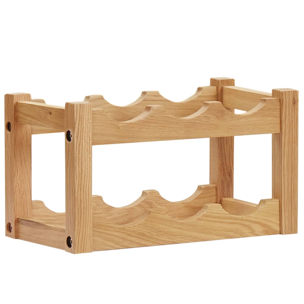 8720286020807_a_en_hd_1 Provira Wijnrek voor 6 flessen 37x21x21 cm massief eikenhout - Image 1
