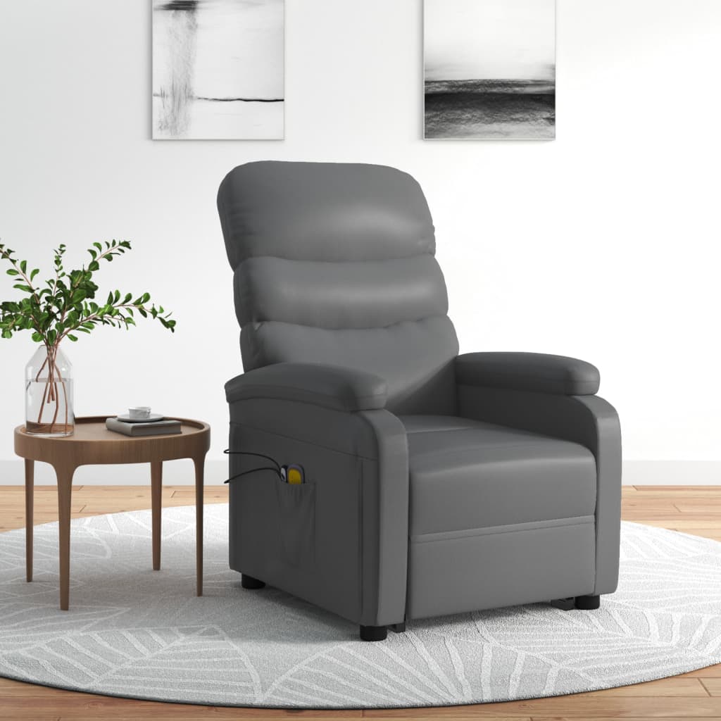 8720286029411_m_en_hd_1 Provira Sta-op-massagestoel kunstleer antracietkleurig - Image 1