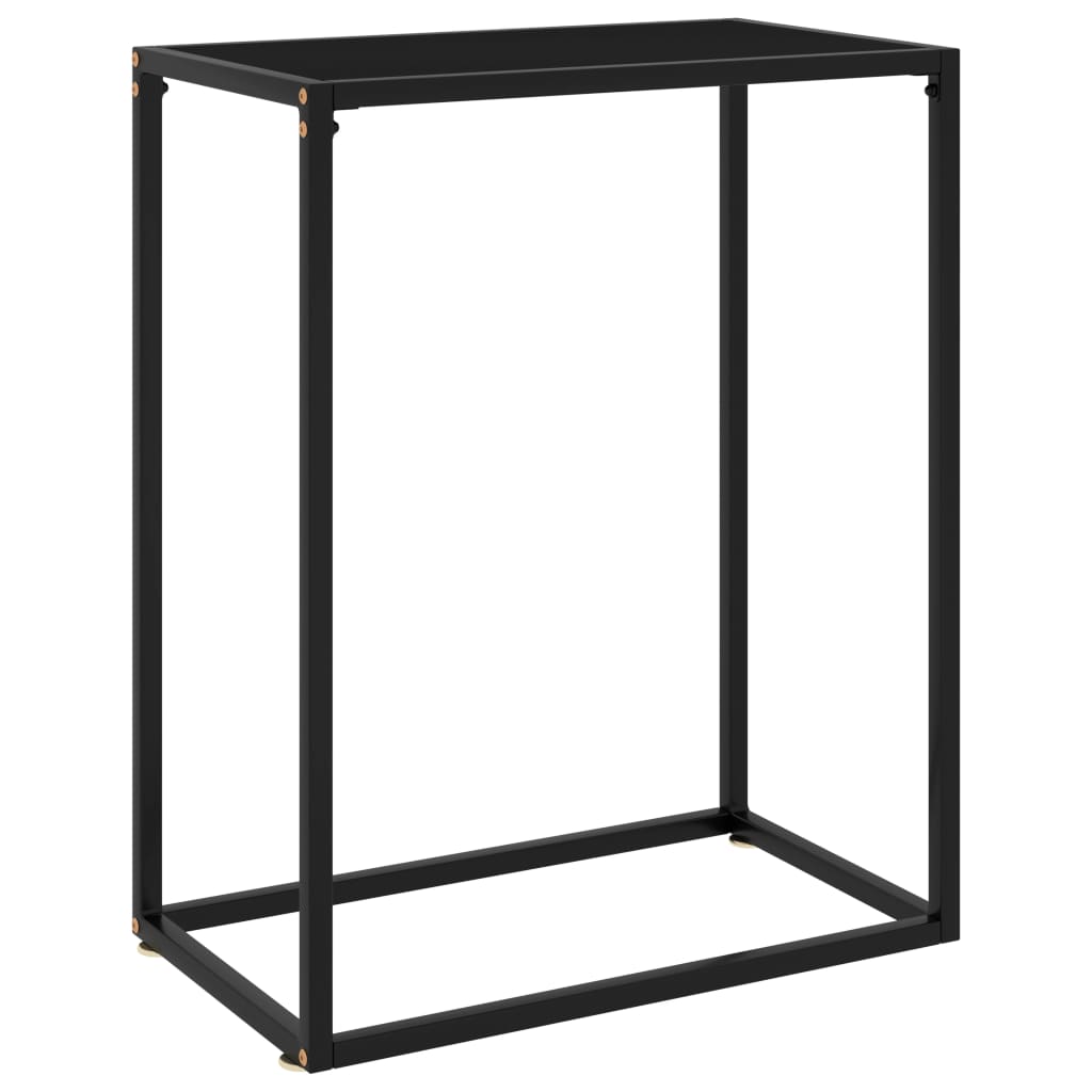 8720286057322_a_en_hd_1 Provira Wandtafel 60x35x75 cm gehard glas zwart - Image 1