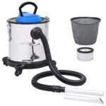 Provira Asstofzuiger met HEPA filter 1200 W 20 L roestvrij staal