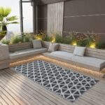 Provira Buitenkleed ARAKIL 190x290 cm PP zwart
