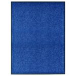 Provira Deurmat wasbaar 90x120 cm blauw