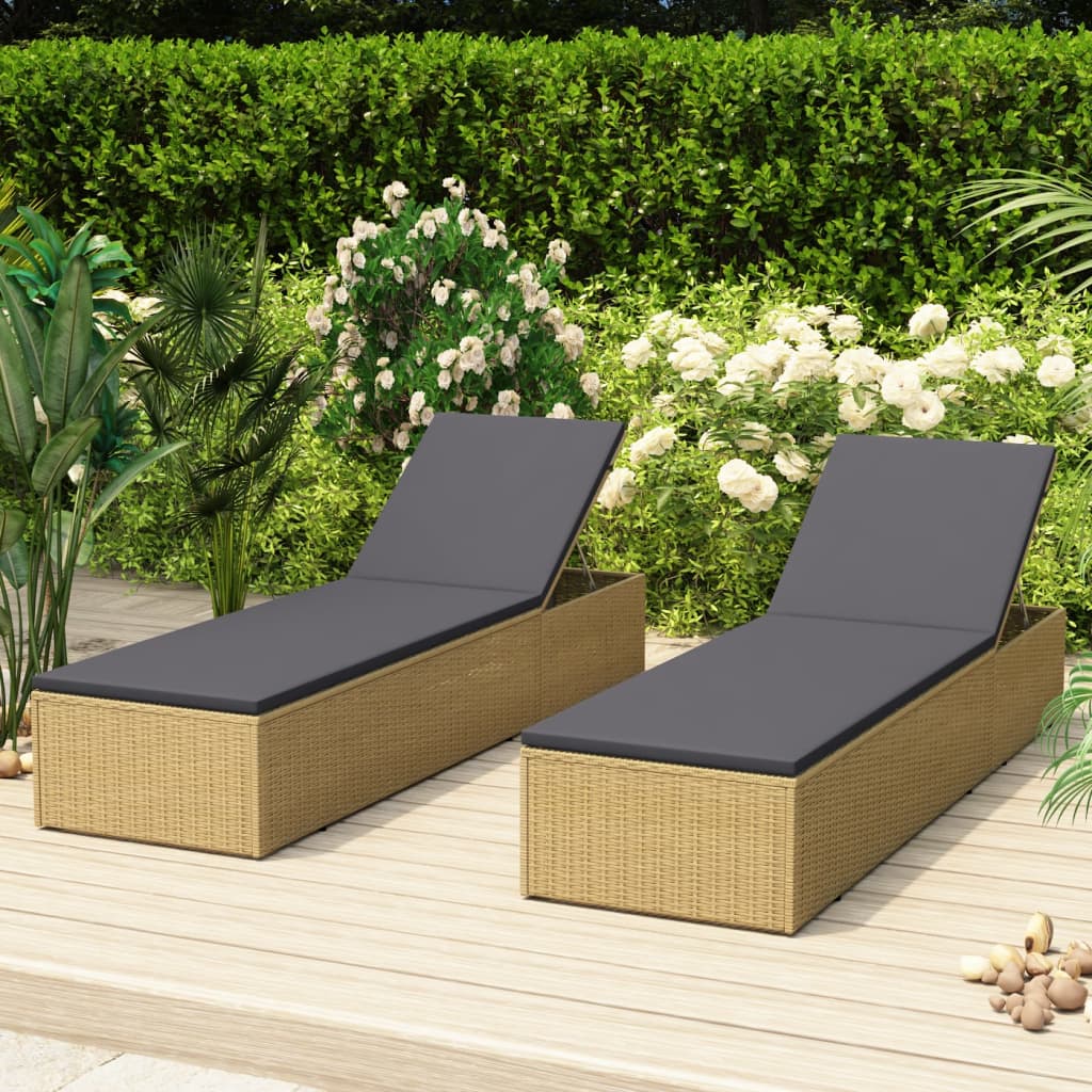 8720286065846_m_en_hd_1 Provira Ligbed poly rattan bruin en donkergrijs - Image 1