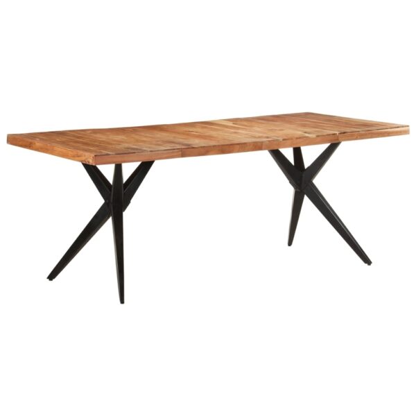 Provira Eettafel 200x90x76 cm massief acaciahout