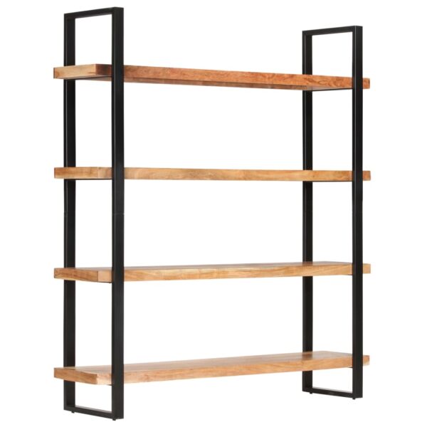 Provira Boekenkast met 4 schappen 160x40x180 cm massief acaciahout