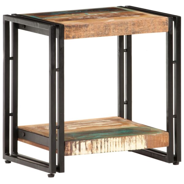 Provira Bijzettafel 40x30x40 cm massief gerecycled hout
