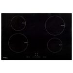 Provira Inductiekookplaat 4 zones aanraakbediening 7000 W 77 cm glas