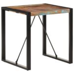 Provira Eettafel 70x70x75 cm massief gerecycled hout