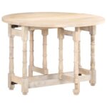 Provira Eettafel rond 110x76 cm massief mangohout