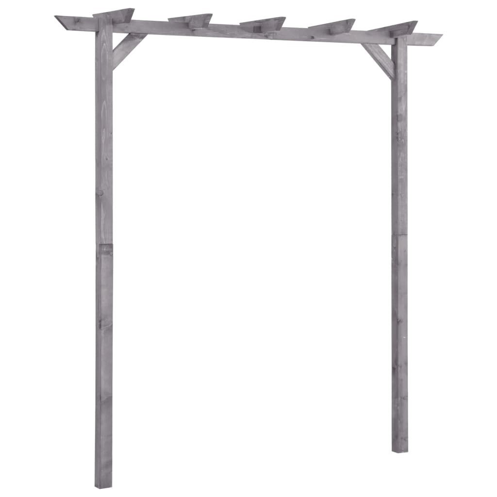 8720286114117_a_en_hd_1 Provira Pergola 200x40x205 cm geïmpregneerd grenenhout grijs - Image 1