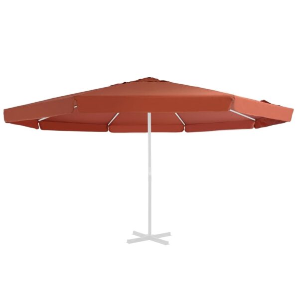 Provira Vervangingsdoek voor parasol 500 cm terracottakleurig