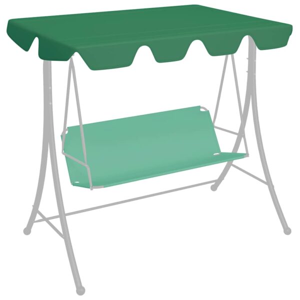 Provira Vervangingsluifel voor schommelbank 188/168x145/110 cm groen