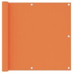 Provira Balkonscherm 90x500 cm oxford stof oranje