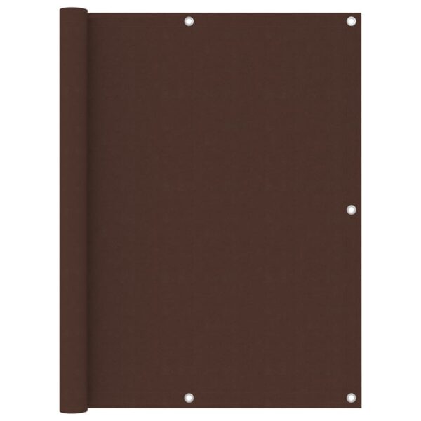 Provira Balkonscherm 120x400 cm oxford stof bruin