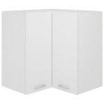 Provira Hanghoekkast Lyon 57x57x60 cm bewerkt hout wit