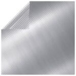 Provira Zwembadhoes rechthoekig 500x300 cm PE zilverkleurig