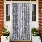 Provira Vliegengordijn 118x220 cm chenille zilverkleurig