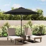 Provira Vervangingsdoek voor parasol 300 cm antracietkleurig