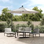 Provira Vervangingsdoek voor zweefparasol 300 cm zandwit