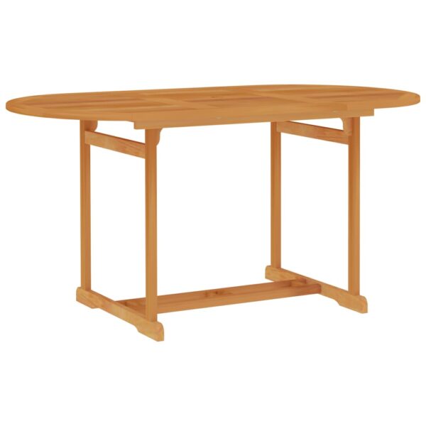 Provira Tuintafel 150x90x75 cm massief teakhout