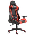 Provira Gamestoel draaibaar PVC rood