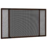 Provira Raamhor uitschuifbaar (75-143)x50 cm bruin