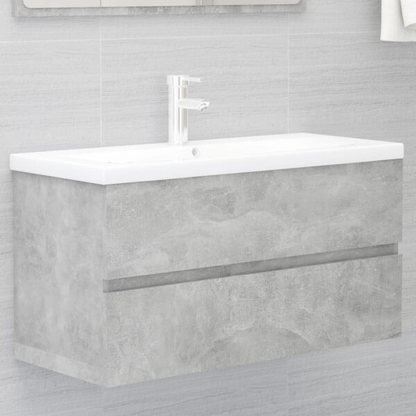 804759 Provira Wastafelkast 90x38,5x45 cm betongrijs