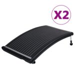 Provira Zwembadverwarmingspaneel solar 2 st gebogen 110x65 cm