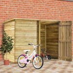 Provira Fietsschuur 232x110x170 cm geïmpregneerd grenenhout