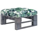Provira Tuinhocker pallet geïmpregneerd grenenhout grijs