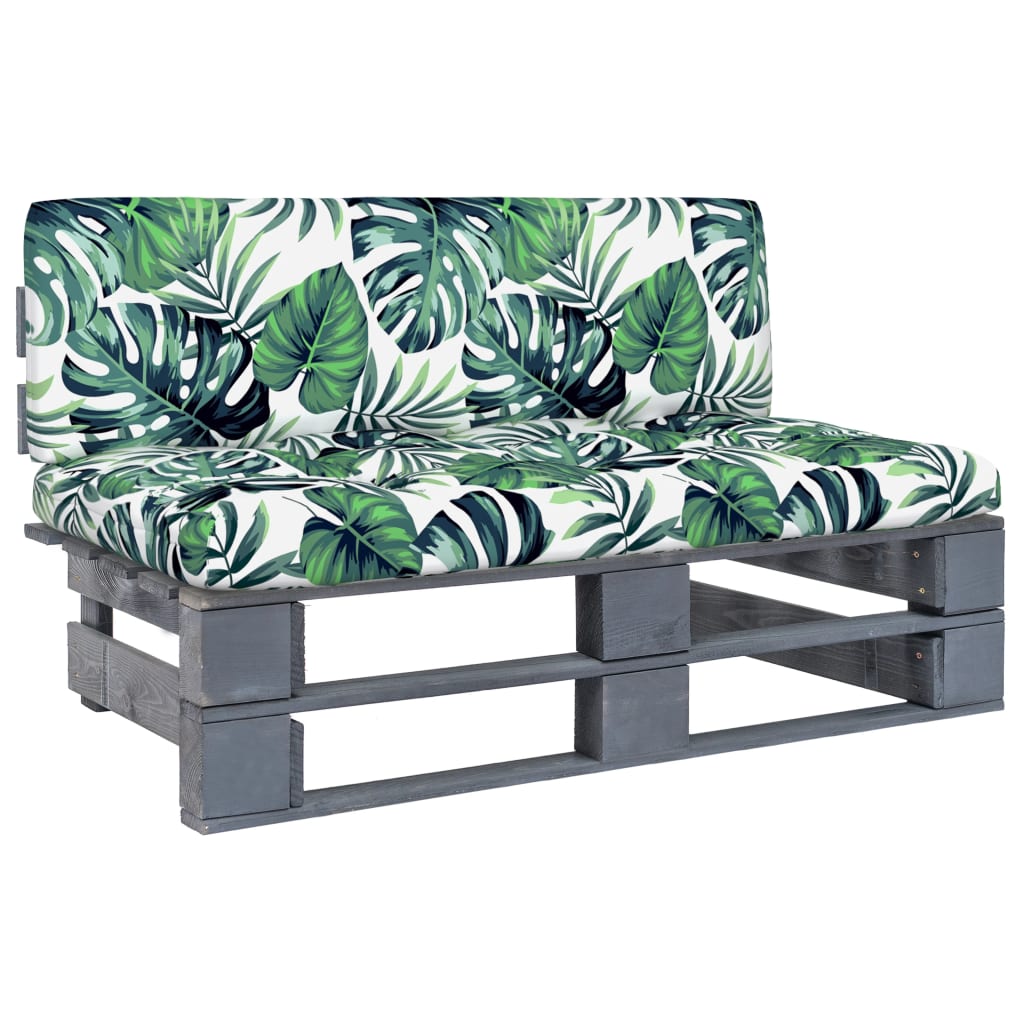 8720286308912_a_en_hd_1 Provira Tuinmiddenbank pallet geïmpregneerd grenenhout grijs - Image 1