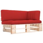 Provira Tuinhoekbank pallet geïmpregneerd grenenhout